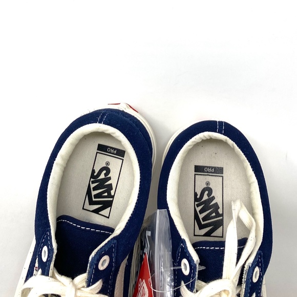 VANS Old Skool Pro Low Top Navy Women's Suede Casual Sneakers Size VN0A45JC2M0 - Picture 5 of 9